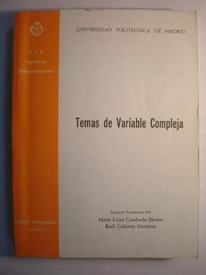 Temas de variable compleja