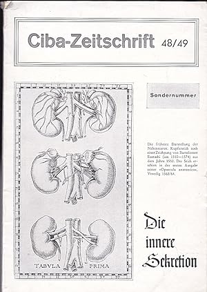 Imagen del vendedor de Ciba-Zeitschrift 48/49 : Die innere Sekretion a la venta por Versandantiquariat Karin Dykes