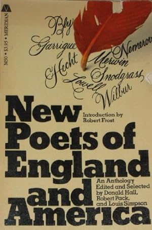 Seller image for New poets of England and America (A Meridian book) for sale by -OnTimeBooks-