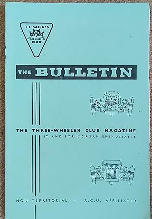 Imagen del vendedor de The Bulletin July 1970 The Three-Wheeler Club Magazine a la venta por Shore Books