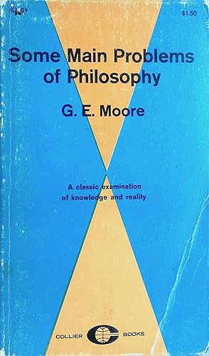 Bild des Verkufers fr Some Main Problems of Philosophy zum Verkauf von Carpetbagger Books
