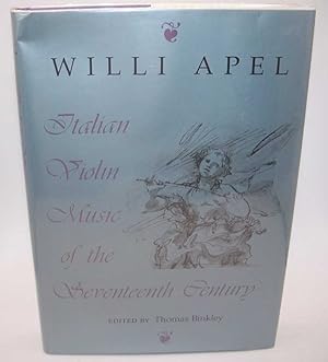 Bild des Verkufers fr Italian Violin Music of the Seventeenth Century zum Verkauf von Easy Chair Books