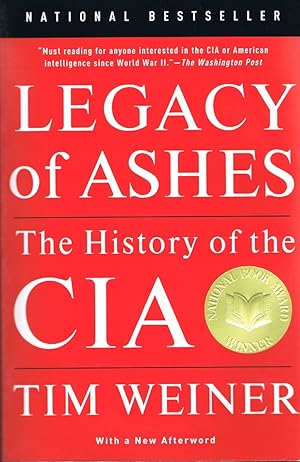 Imagen del vendedor de Legacy of Ashes: The History of the CIA a la venta por Round Table Books, LLC