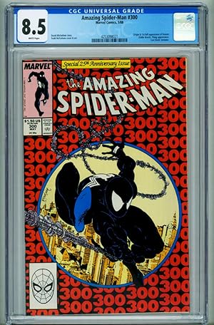 Amazing Spider-man #300 CGC 8.5 1988 1st Venom 4253098021