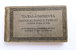 PRINTING INK CATALOG for SOUTH AMERICA & MEXICO PUBLISHERS with 100 PRINTED SAMPLES 1920