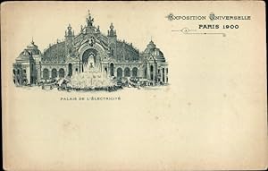Ak-Weltausstellung Paris 1900, Palast der Elektrizität
