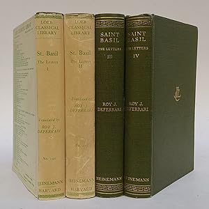 Bild des Verkufers fr Saint Basil. The Letters. With an English Translation by Roy J. Deferrari. In four volumes. zum Verkauf von Der Buchfreund