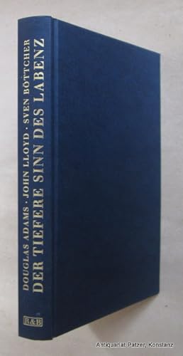 Imagen del vendedor de Der tiefere Sinn des Labenz. Das Wrterbuch der bisher unbenannten Gegenstnde und Gefhle. Hamburg, Rogner & Bernhard bei Zweitausendeins, 1992. Mit Karten u. Illustrationen von Bert Kitchen. 311 S. Or.-Pp. (ISBN 3807702628). - Vorsatz mit Exlibris. a la venta por Jrgen Patzer