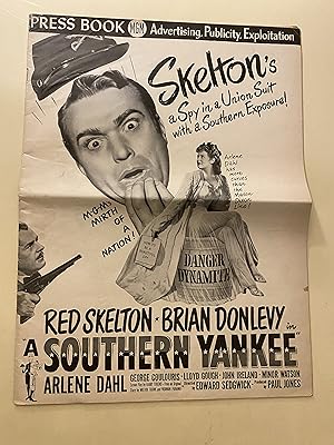 Seller image for A Southern Yankee Pressbook 1948 Red Skelton, Brian Donlevy, Arlene Dahl for sale by AcornBooksNH