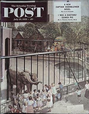 The Saturday Evening Post July 25, 1953 John Clymer, C.S. Forester