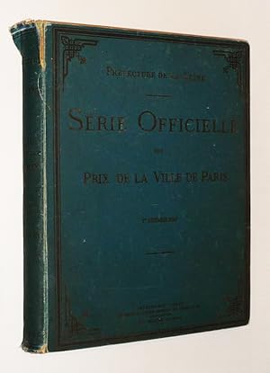 Seller image for Prfecture du dpartement de la Seine : Srie officielle des prix de la ville de Paris for sale by Abraxas-libris