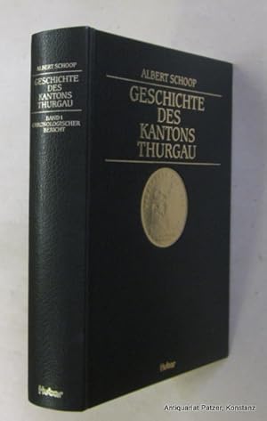 Immagine del venditore per Geschichte des Kantons Thurgau. Frauenfeld, Huber, 1987. Mit zahlreichen Abbildungen. 607 S. Or.-Kunstleder mit Goldprgung in Schuber; Schnitt minimal stockfleckig. (ISBN 3719309762). venduto da Jrgen Patzer