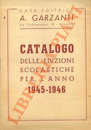 Catalogo delle edizioni scolastiche per l'anno 1945-1946.