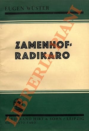 Zamenhof-Radikaro kun derivajoj kaj fontindikoj.