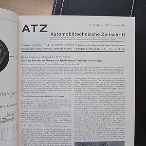 Imagen del vendedor de ATZ - Automobiltechnische Zeitschrift, Jahrgang 67, Nr. 1 bis 12 (12 Zeitschriften) a la venta por Bookstore-Online