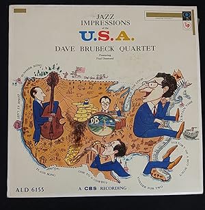 The Dave Brubeck Quartet - Jazz Impressions Of The U.S.A. Vinyl-LP LP Very Good (VG++) / Cover Ve...