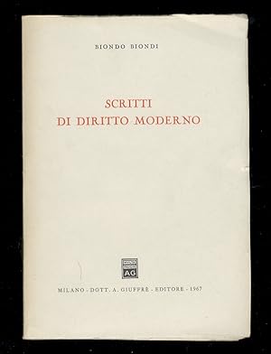 Scritti di diritto moderno.