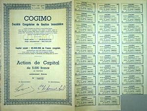 Bild des Verkufers fr Cogimo - Shares - Stock - Actions - Aandelen zum Verkauf von de KunstBurg