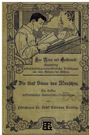 Seller image for Die fnf Sinne des Menschen. Ein Cyklus volkstmlicher Universitts-Vorlesungen. for sale by Dobben-Antiquariat Dr. Volker Wendt