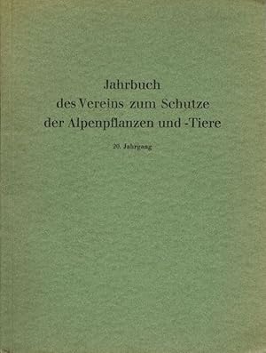 Jahrbuch des Vereins zum Schutze der Alpenpflanzen und -Tiere