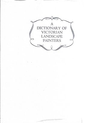 A Dictionary of Victorian Landscape Painters