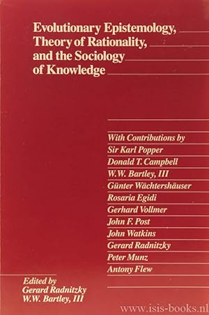 Imagen del vendedor de Evolutionary epistemology, rationality, and the sociology of knowledge. a la venta por Antiquariaat Isis