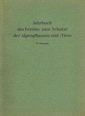 Jahrbuch des Vereins zum Schutze der Alpenpflanzen und -Tiere