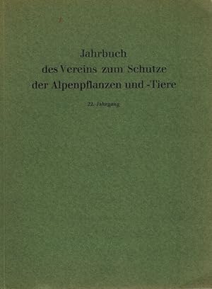 Jahrbuch des Vereins zum Schutze der Alpenpflanzen und -Tiere
