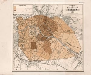 Situations-Plan der Haupt- und Residenzstadt Berlin eingetheilt in die Polizei-Reviere, welche na...