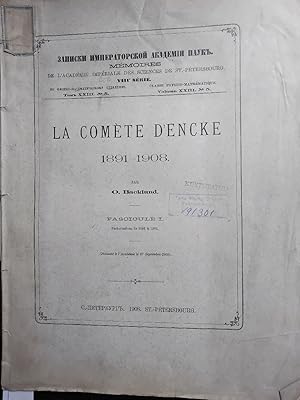 La Comete d Encke 1891 - 1908 Fascicule I Perturbations 1891 u. 1901