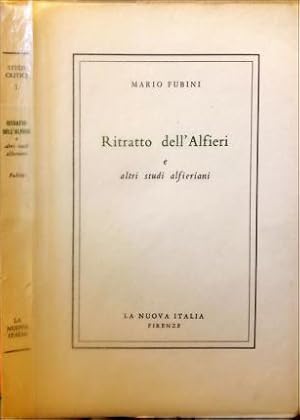 Image du vendeur pour Ritratto dell Alfieri e altri studi alfieriani. mis en vente par Libreria La Fenice di Pietro Freggio