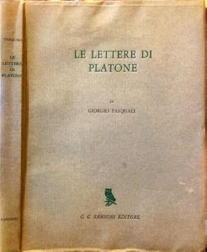 Seller image for Le lettere di Platone. for sale by Libreria La Fenice di Pietro Freggio