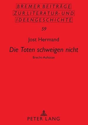 Imagen del vendedor de Die Toten schweigen nicht a la venta por BuchWeltWeit Ludwig Meier e.K.