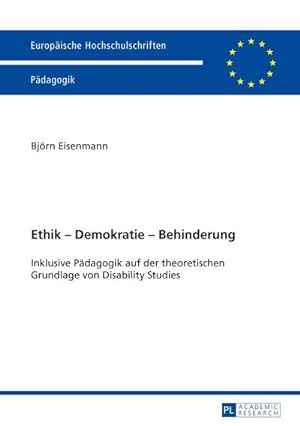 Seller image for Ethik  Demokratie  Behinderung for sale by BuchWeltWeit Ludwig Meier e.K.