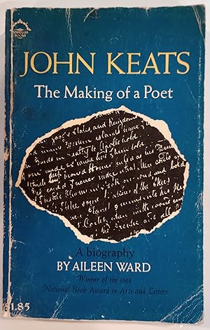 Bild des Verkufers fr John Keats: The Making Of A Poet zum Verkauf von N. Carolina Books