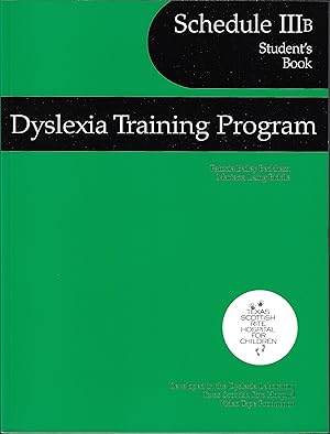 Dyslexia Training Promgram Schedule IIIb Student's Book