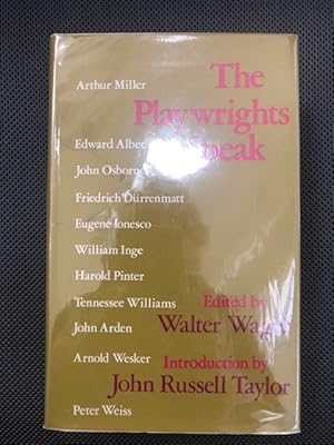 Seller image for The Playwrights Speak for sale by The Groaning Board