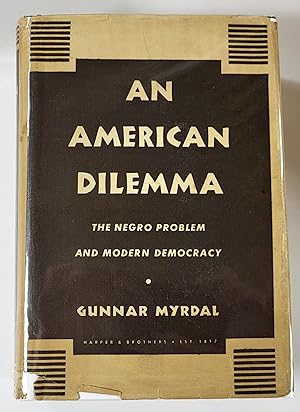 Seller image for An American Dilemma: The Negro Problem and Modern Democracy for sale by Resource Books, LLC