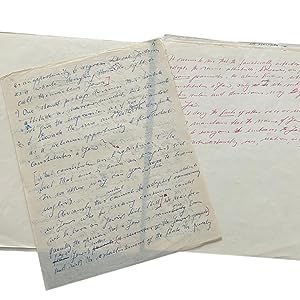 1956 Outstanding Manuscript Sermon, the Will to be a Jew, Written and Orated in Havana, Cuba by R...