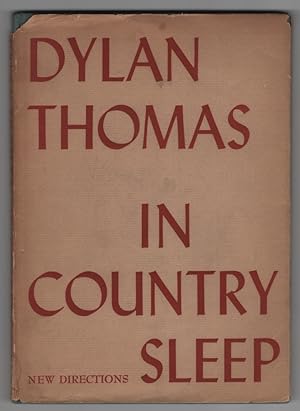 Seller image for In Country Sleep and Other Poems for sale by Ken Sanders Rare Books, ABAA