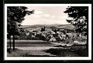 Ansichtskarte Gebhardshain /Westerwald, Ortsansicht aus der Ferne