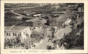 Imagen del vendedor de Ansichtskarte / Postkarte Thessaloniki Griechenland, Bahnstrecke von Mikra a la venta por akpool GmbH