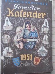 Heimatkundlicher Familienkalender 1951