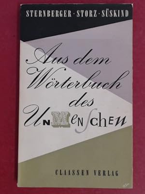 Aus dem Wörterbuch des Unmenschen.