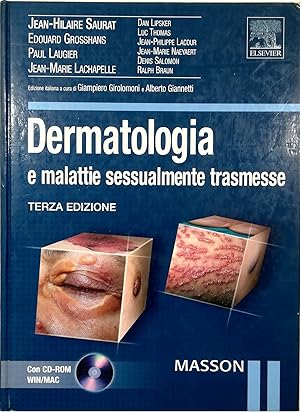 Seller image for Dermatologia e malattie sessualmente trasmesse Terza edizione Con CD-ROM WIN/MAC for sale by Libreria Tara