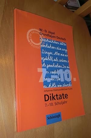 Bild des Verkufers fr Grundlagen Deutsch: Diktate 7.-10. Schuljahr zum Verkauf von Dipl.-Inform. Gerd Suelmann