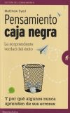 Seller image for Pensamiento caja negra for sale by AG Library