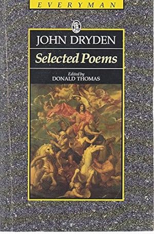 Bild des Verkufers fr Dryden: Selected Poems (Everyman) zum Verkauf von WeBuyBooks