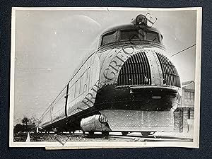 "SAUCISSE" SUR RAILS-ETATS-UNIS-1934-PHOTOGRAPHIE