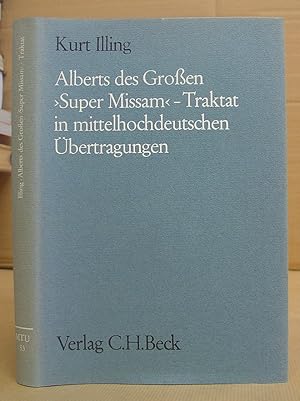 Bild des Verkufers fr Alberts Des Grossen, Super Missam Traktat, In Mittelhochdeutschen bertragungen - Untersuchungen Und Texte zum Verkauf von Eastleach Books